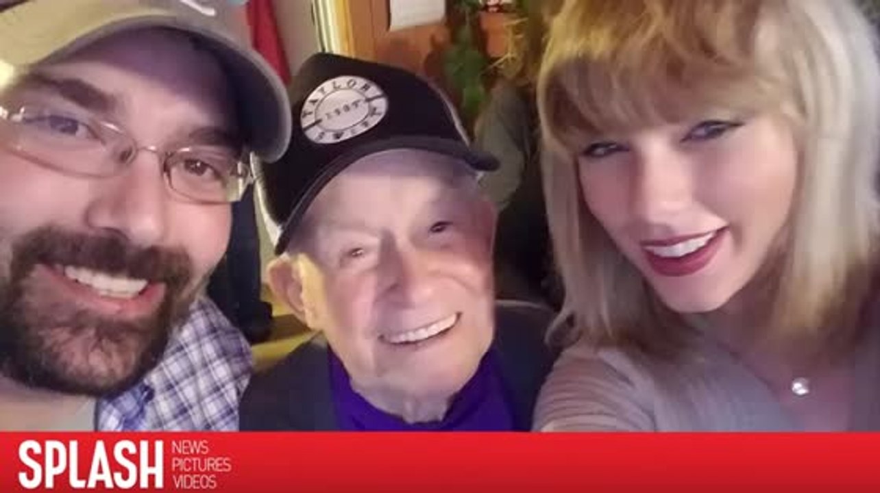 Taylor swift überrascht einen 96-jährigen veteran