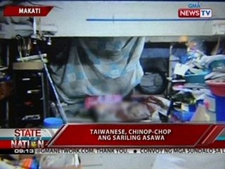 SONA: Taiwanese, chinop-chop ang sariling asawa