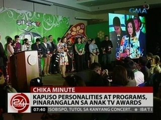 24 Oras: Kapuso personalities at programs, pinarangalan sa Anak TV Awards