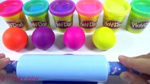 Colors with Play Doh !! Play Doh Ice Cream Popsicle Peppa Pig Elephant Molds Fun for Kids