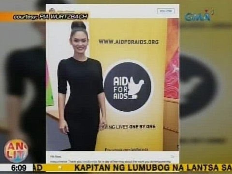 UB: Pia Wurtzbach, binansagang HIV Prevention Ambassador
