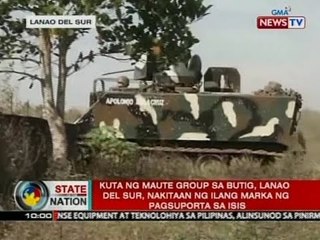 SONA: Kuta ng Maute Group sa Butig, Lanao del Sur, nakitaan ng ilang marka ng pagsuporta sa ISIS