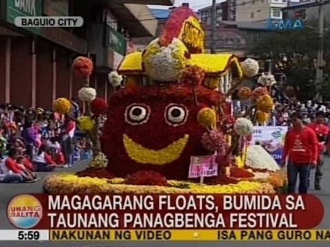 UB: Magagarang floats, bumida sa taunang Panagbenga Festival