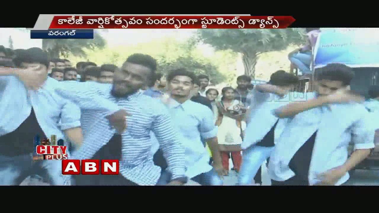 Students Flash Mob Dance in Warangal