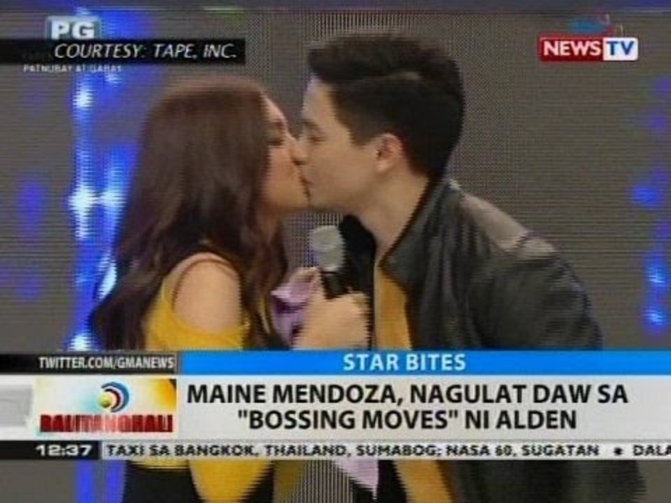 BT: Maine Mendoza, nagulat daw sa 'Bossing Moves' ni Alden
