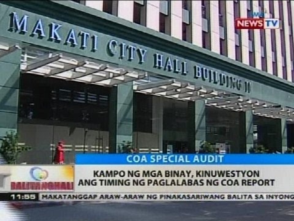 COA: Mas malaki nang halos P2-B ang nagastos sa Makati City Hall Building II