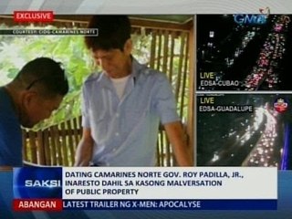 SAKSI: Dating Camarines Norte Gov. Roy Padilla Jr., inaresto