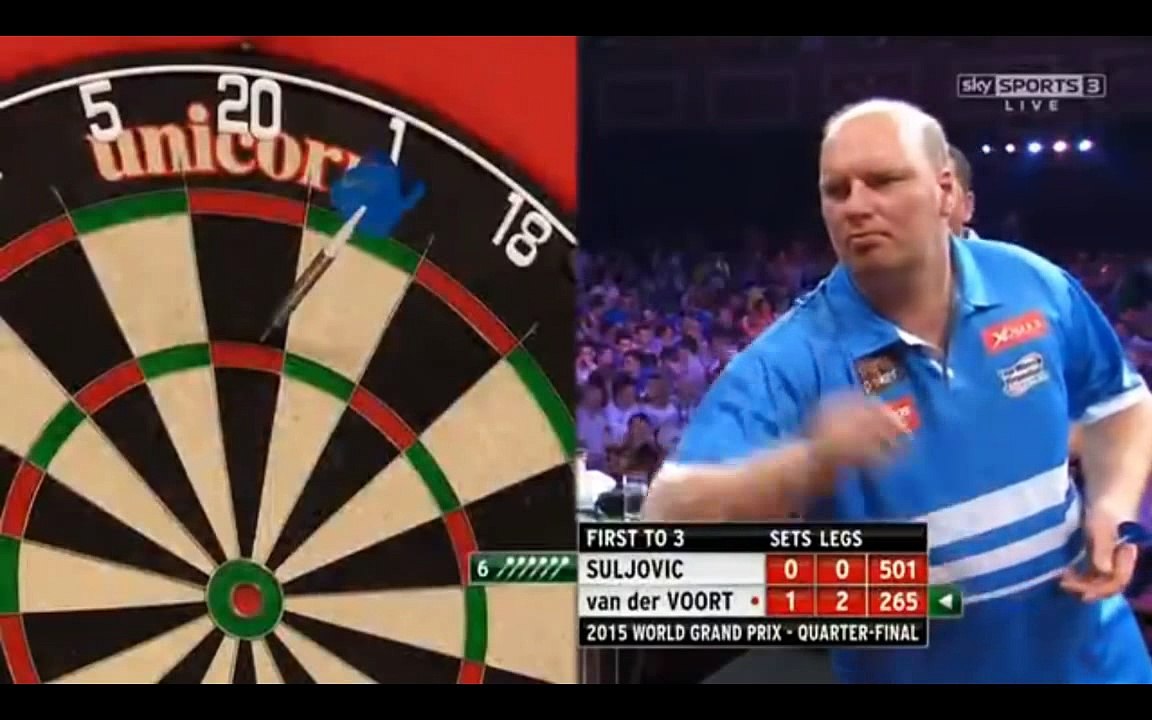 One of The Worst Leg of Darts EVER   Vincent van der Voort