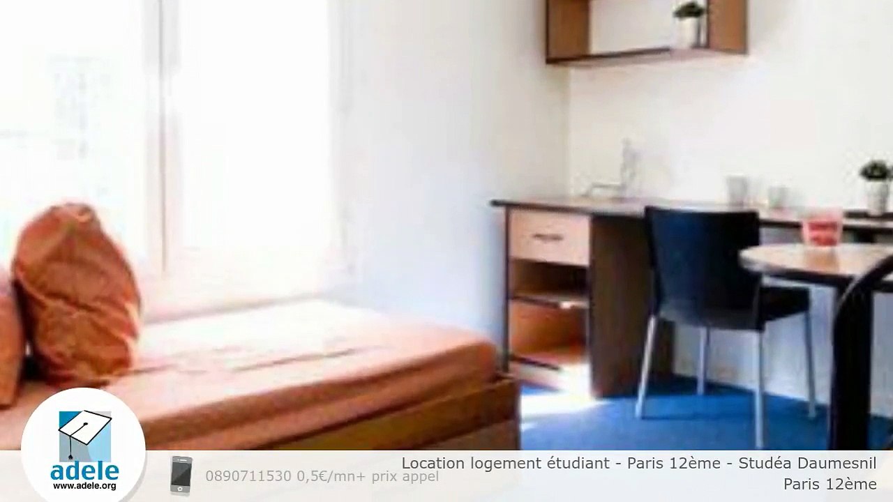 Location logement étudiant - Paris 12ème - Studéa Daumesnil