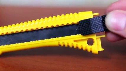 How to make a saw from the stationery knife