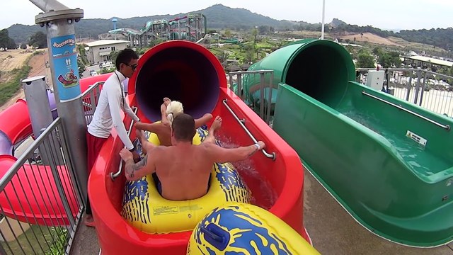 Scary Boomerango Water Slide at RamaYana Water Park