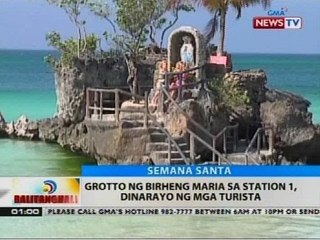 BT: Grotto ng Birheng Maria sa Station 1, dinarayo ng mga turista