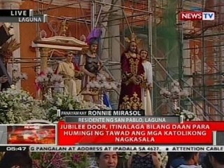 QRT: Jubilee door, itinalaga bilang daan para humingi ng tawad ang mga katolikong nagkasala