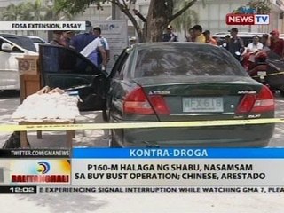 BT: P160-M halaga ng shabu, nasamsam sa buy bust operation; Chinese, arestado
