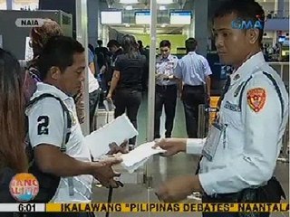 UB: Mga pasahero, patuloy ang pagdagsa sa NAIA