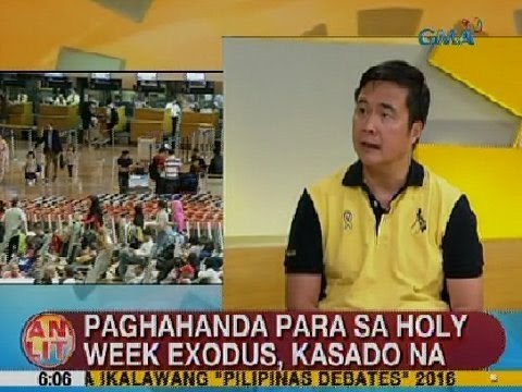UB: Panayam kay DOTC Sec. Jun Abaya kaugnay sa paghahanda para sa holy week exodus