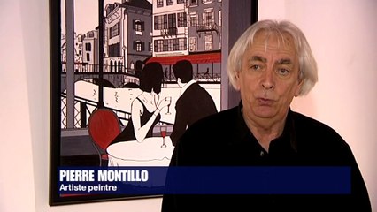 Le peintre Pierre Montillo expose ses variations sur le lac -1