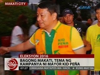 24 Oras: Bagong Makati, tema ng kampanya ni Mayor Kid Peña