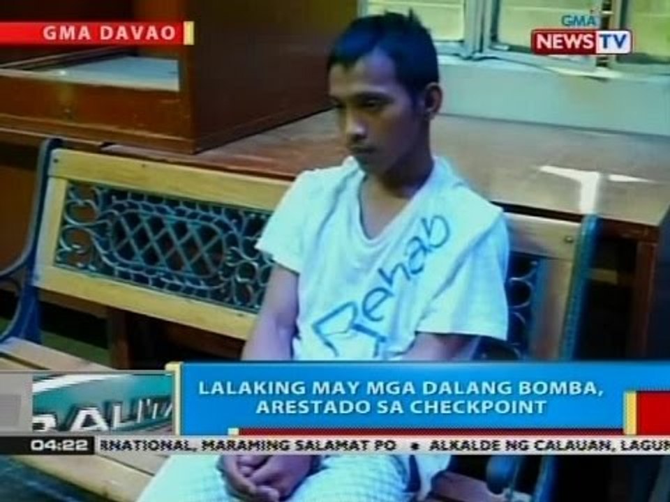BP: Lalaking may mga dalang bomba, arestado sa checkpoint sa Davao City