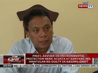 QRT: Neric Acosta at kanyang ina, hinatulang guilty sa kasong graft