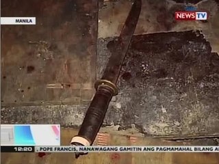 BT: Lalaki, patay matapos saksakin ng kababatang lulong sa shabu