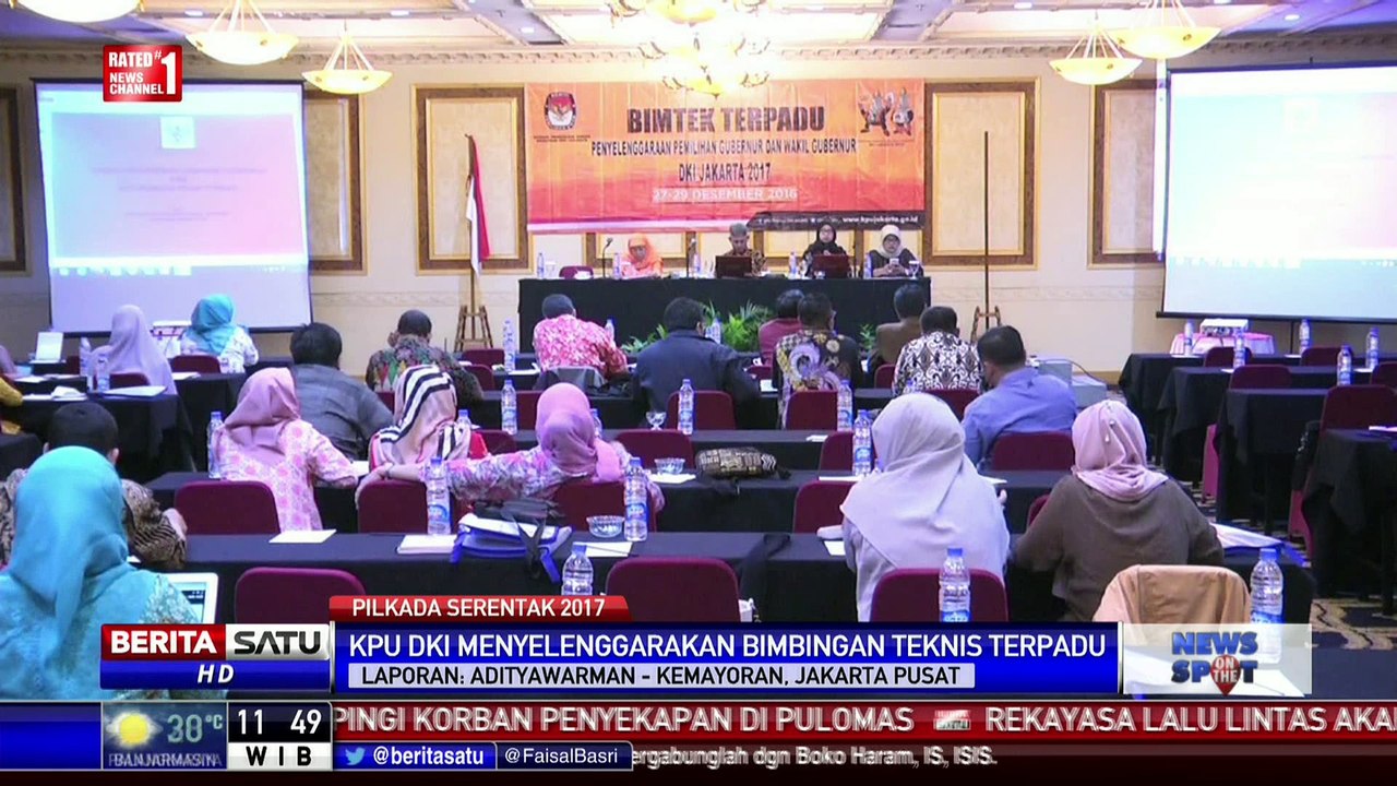 KPU DKI Jakarta Gelar Bimbingan Teknis Terpadu Pilkada 2017