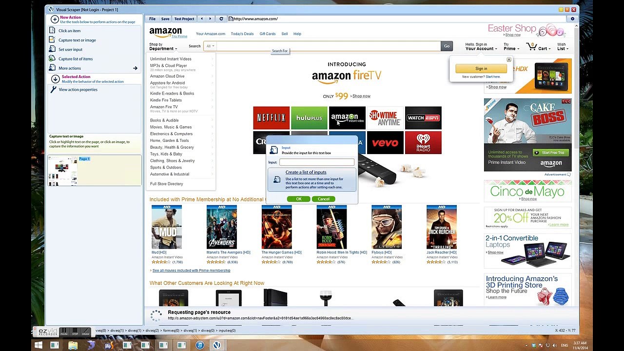 Web Scraping - How to extract Amazon results