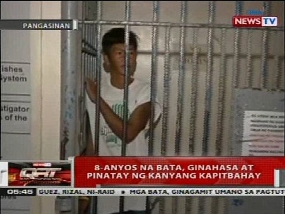 Qrt 8 Anyos Na Bata Ginahasa At Pinatay Ng Kanyang Kapitbahay Video Dailymotion 