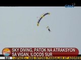 UB: Sky diving, patok na atraksyon sa Vigan, Ilocos Sur
