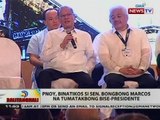 PNoy, binatikos si Sen. Bongong Marcos na tumatakbong bise-presidente