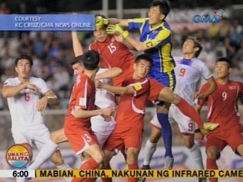 UB: PHL Azkals, tinalo ang North Korea sa score na 3-2