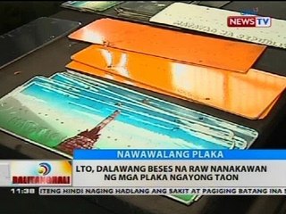 BT: LTO, dalawang beses na raw nanakawan ng mga plaka ngayong taon