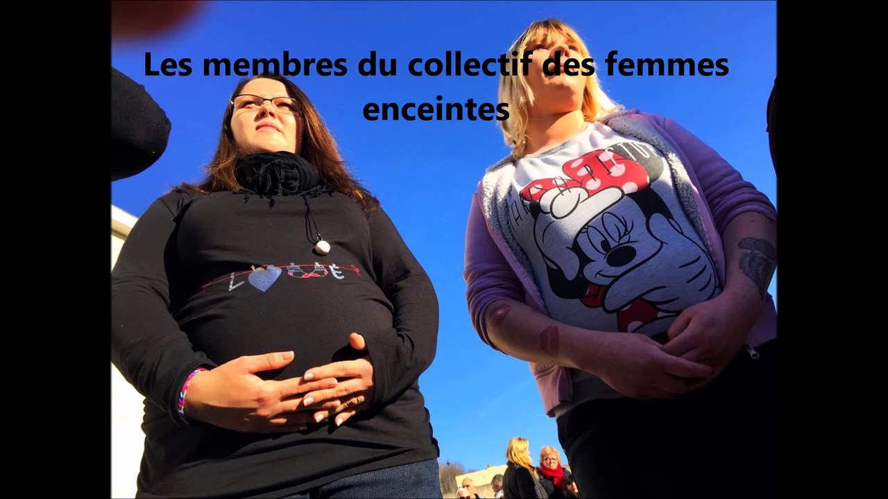 rassemblement du collectif des femmes enceintes Decazeville 12