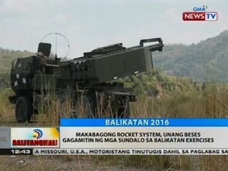 Makabagong rocket system, unang beses gagamitin ng mga sundalo sa Balikatan Exercises