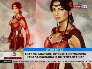 Apat na sang'gre, intense ang training para sa pagbabalik ng 'Encantadia'