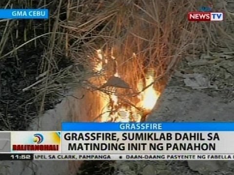 BT: Grassfire, sumiklab dahil sa matinding init ng panahon