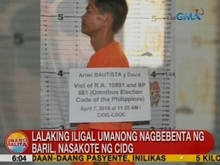 UB: Lalaking iligal umanong nagbebenta ng baril, nasakote ng CIDG sa Misamis Oriental