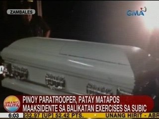 UB: Pinoy Paratrooper, patay matapos maaksidente sa Balikatan Exercises sa Subic