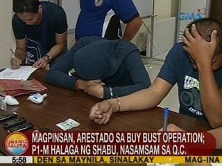 UB: Magpinsan, arestado sa buy-bust operation sa QC