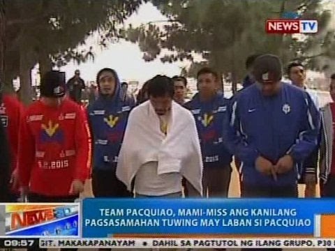 NTG: Team Pacquiao, mami-miss ang kanilang pagsasamahan tuwing may laban si Pacquiao