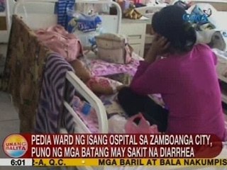 UB: Pedia ward ng isang ospital sa Zamboanga City, puno ng mga batang may sakit na diarrhea