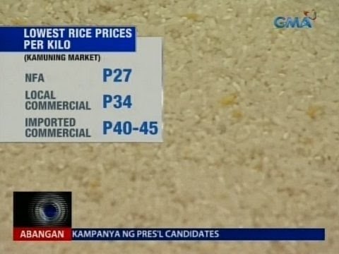 Saksi: NFA: Hindi dapat magmahal ang bigas dahil sapat ang supply kahit may el niño