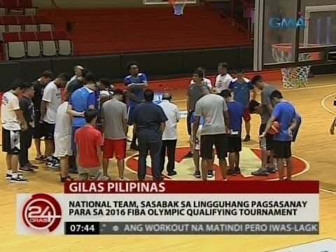 National Team, sasabak sa lingguhang pagsasanay para sa 2016 FIBA Olympic Qualifying Tournament
