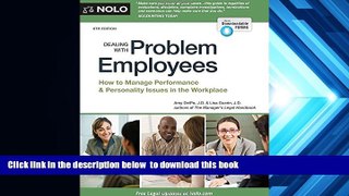 READ book  Dealing With Problem Employees: How to Manage Performance   Personal Issues in the