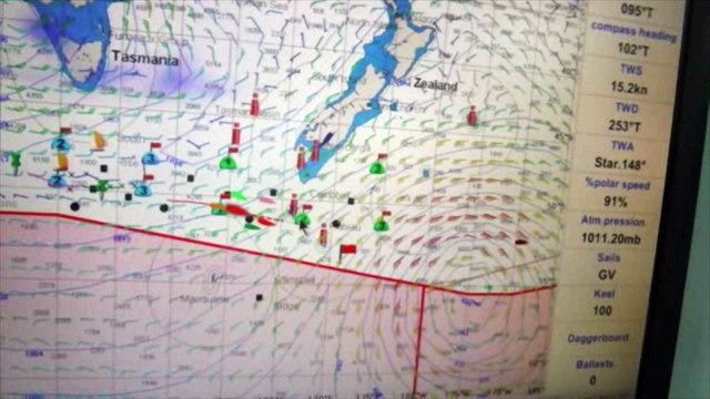 D52 : Rich Wilson crosses the Auckland Islands / Vendée Globe