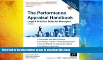 READ book  The Performance Appraisal Handbook: Legal   Practical Rules for Managers  DOWNLOAD