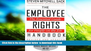 EBOOK ONLINE  The Employee Rights Handbook: The Essential Guide for People on the Job  BOOK ONLINE