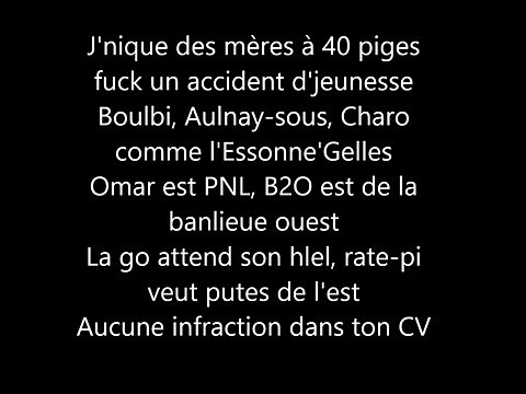Booba - Daniel Sam - Paroles