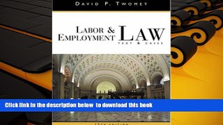 FREE [PDF]  Labor and Employment Law  BOOK ONLINE