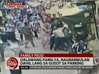 24 Oras: Dalawang pamilya, nagrambulan dahil lang sa gusot sa parking